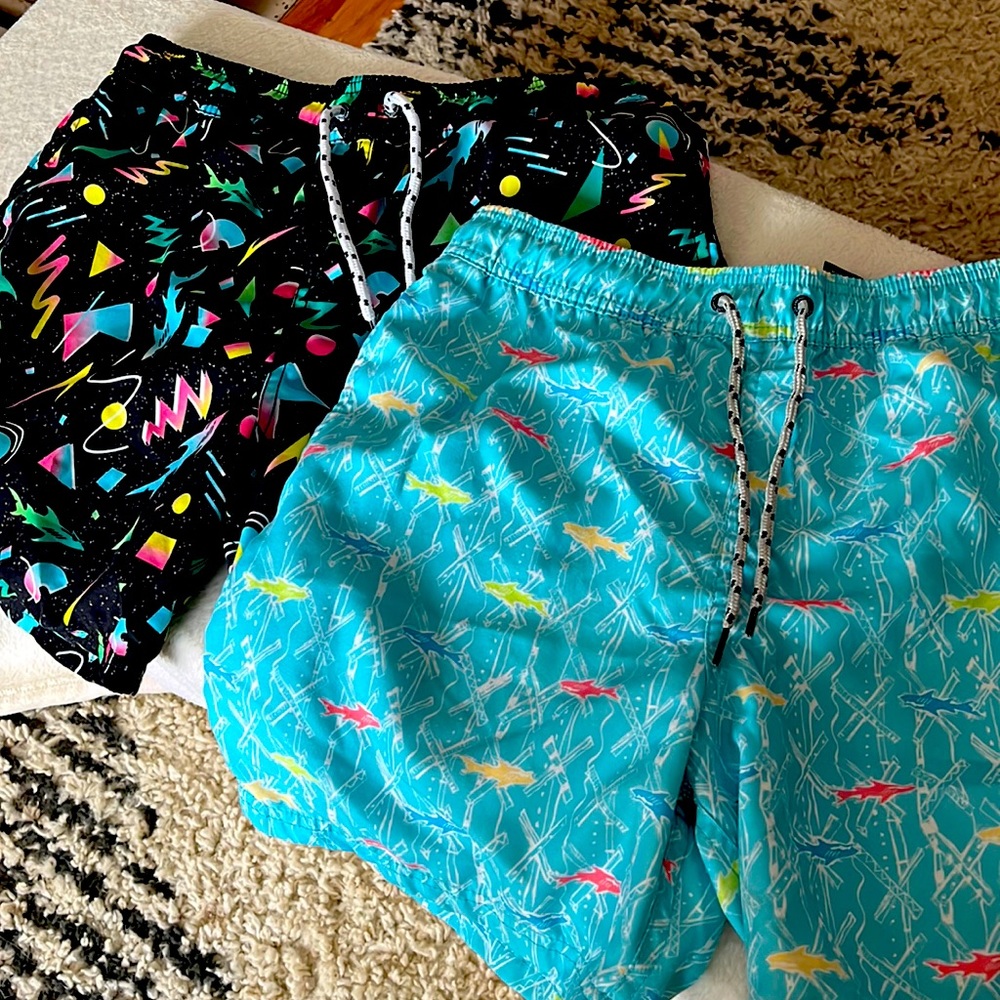 2 Pair Men’s Maui & Sons Swim Trunks